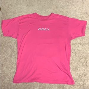 Worn Once - Obey Pink Men’s Tee